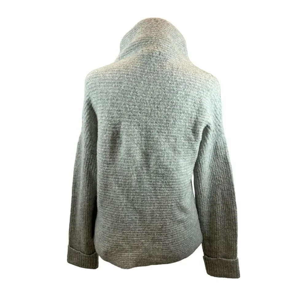 Ladies Daily Ritual Brand Grey Wool Blend Mock Neck‎ Sweater Size Medium